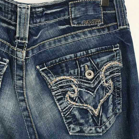 Big Star Y2K Low Rise Sweet Boot Flare Size 29 Long Tall 33” inseam - Picture 5 of 16